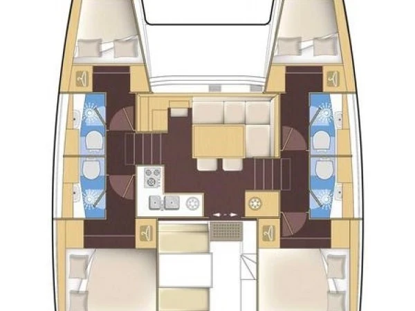 Lagoon Lagoon 40 między profesjonalistami a osobami prywatnymi w Palairos