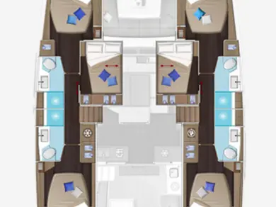 Wynajem łodzi Lagoon Lagoon 51 w Palairos na SamBoat 