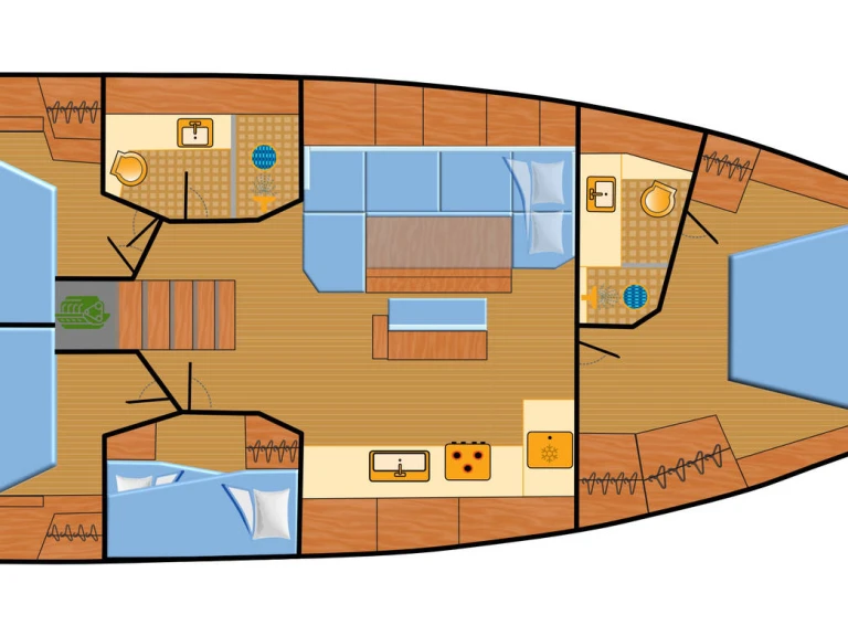 Wynajem Żaglowiec w Can Pastilla - Hanse Hanse 460