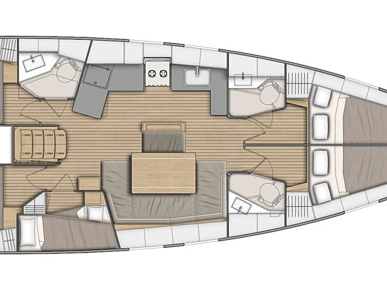 Wynajem Żaglowiec w Can Pastilla - Bénéteau Oceanis 46.1