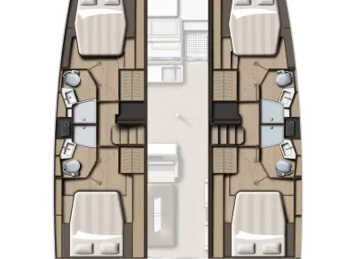 Katamaran do wynajmu w Lefkáda w najlepszej cenie