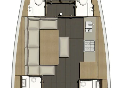 Wynajem Żaglowiec Dufour z patentem 