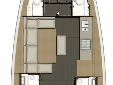 Wynajem Żaglowiec Dufour z patentem 