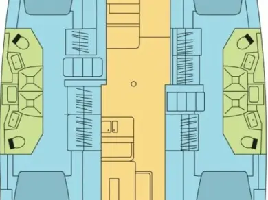 Wynajmij Katamaran z lub bez skippera Bali w Fethiye