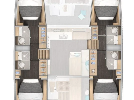 Wynajem Katamaran w Donji Seget - Lagoon Lagoon 43
