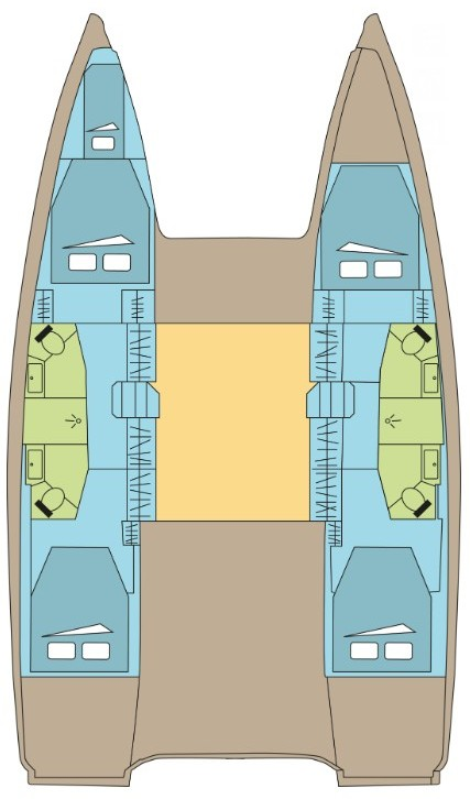 Wynajem Katamaran w Zaton - Excess Excess 13 - 4 + 1 cab.