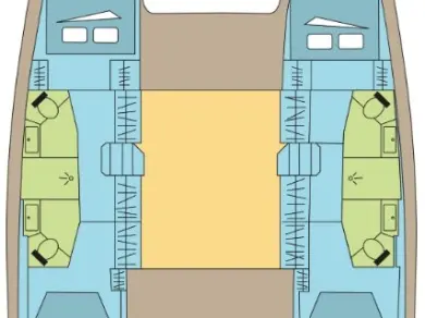 Wynajem Katamaran w Zaton - Excess Excess 13 - 4 + 1 cab.