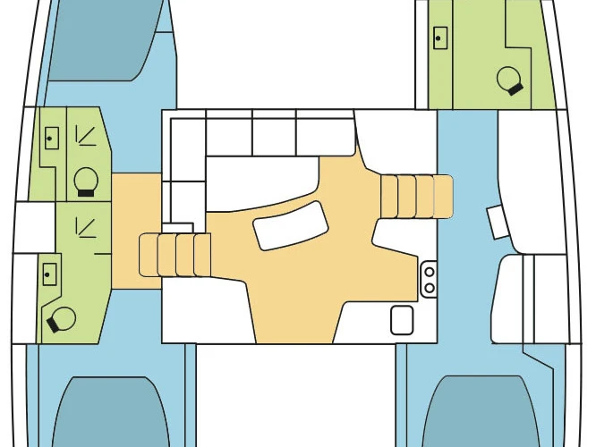 Wynajem łodzi Lagoon Lagoon 42 w Parham Town na SamBoat 