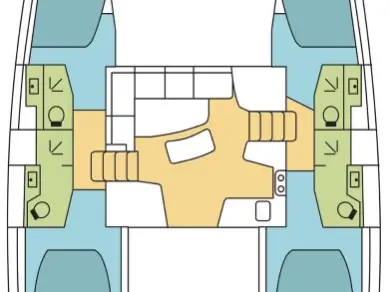 Lagoon Lagoon 42 Millenium między profesjonalistami a osobami prywatnymi w Kotor