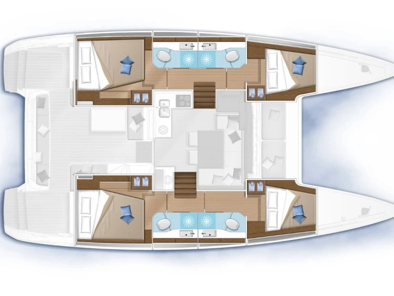 Wynajem łodzi Lagoon Lagoon 40 w Kaštela na SamBoat 