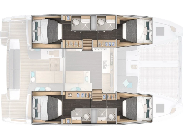 Lagoon Lagoon 43 między profesjonalistami a osobami prywatnymi w Kaštela