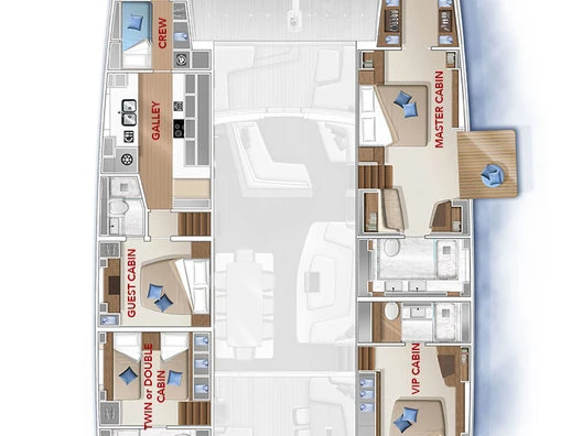 Wynajem łodzi Split tanio Lagoon Seventy 7