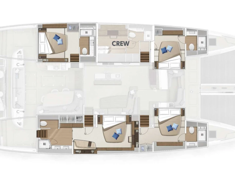 Wynajem Katamaran w Kaštela - Lagoon Lagoon Sixty 5