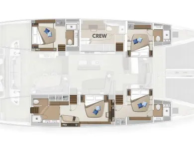 Wynajem Katamaran w Kaštela - Lagoon Lagoon Sixty 5