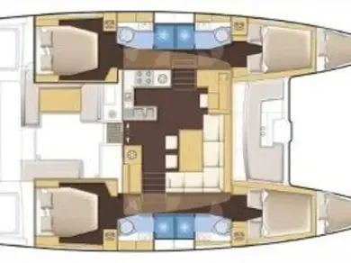 Wynajmij Katamaran z lub bez skippera Lagoon w Alimos