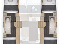 Lagoon Lagoon 38 między profesjonalistami a osobami prywatnymi w Nea Peramos