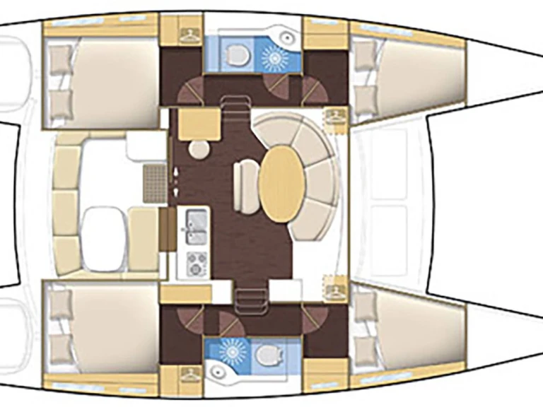 Wynajem łodzi Propriano tanio Lagoon 380