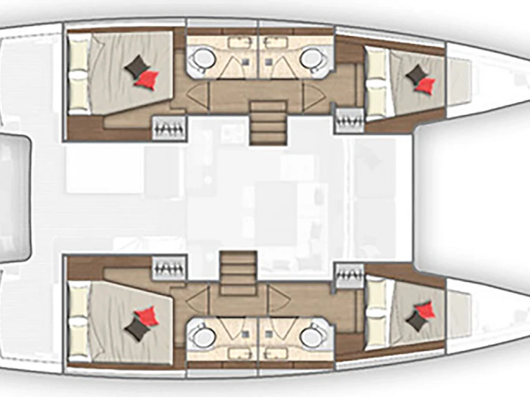 Wynajem łodzi Lagoon Lagoon 40 w Alimos na SamBoat 