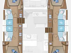 Wynajmij Katamaran z lub bez skippera Lagoon w Nea Peramos