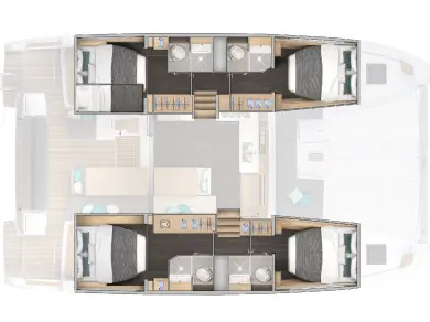 Wynajem łodzi Lagoon Lagoon 43 w Benítses na SamBoat 