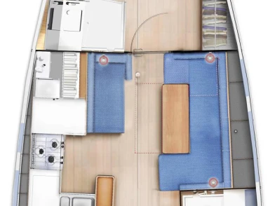 Wynajem Żaglowiec w Nea Peramos - Jeanneau Sun Odyssey 410