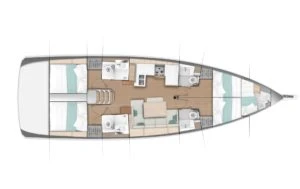 Wynajem łodzi Nea Peramos tanio Sun Odyssey 490