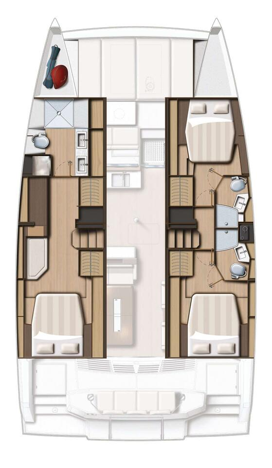 Wynajem łodzi Road Town tanio Bali 4.4