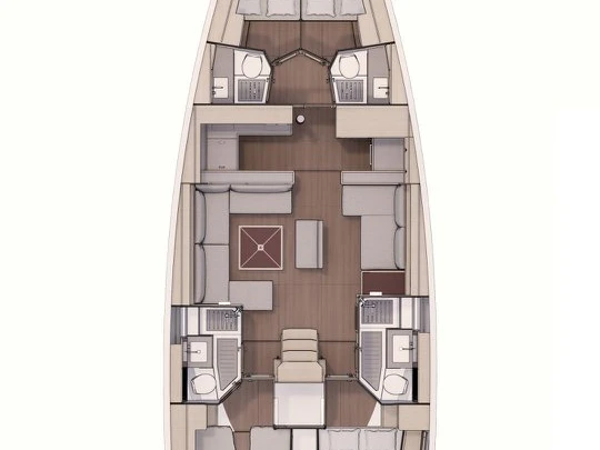 Dufour Dufour 530 między profesjonalistami a osobami prywatnymi w Road Town