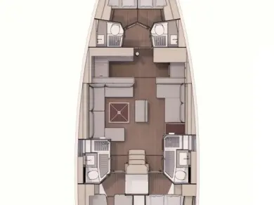 Dufour Dufour 530 między profesjonalistami a osobami prywatnymi w Road Town