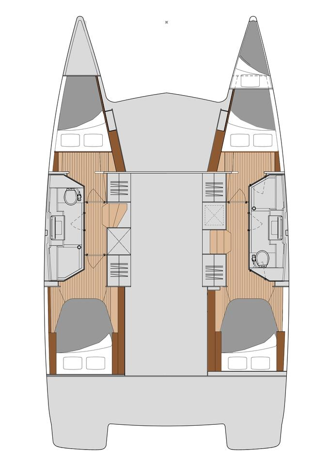 Wynajem Katamaran Fountaine Pajot z patentem 