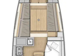 Wynajem Żaglowiec Bénéteau z patentem 