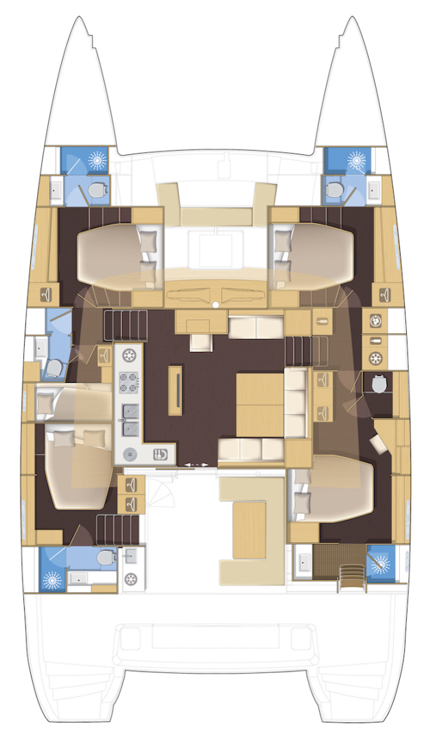 Wynajem łodzi Lagoon Lagoon 52 F w Cagliari na SamBoat 
