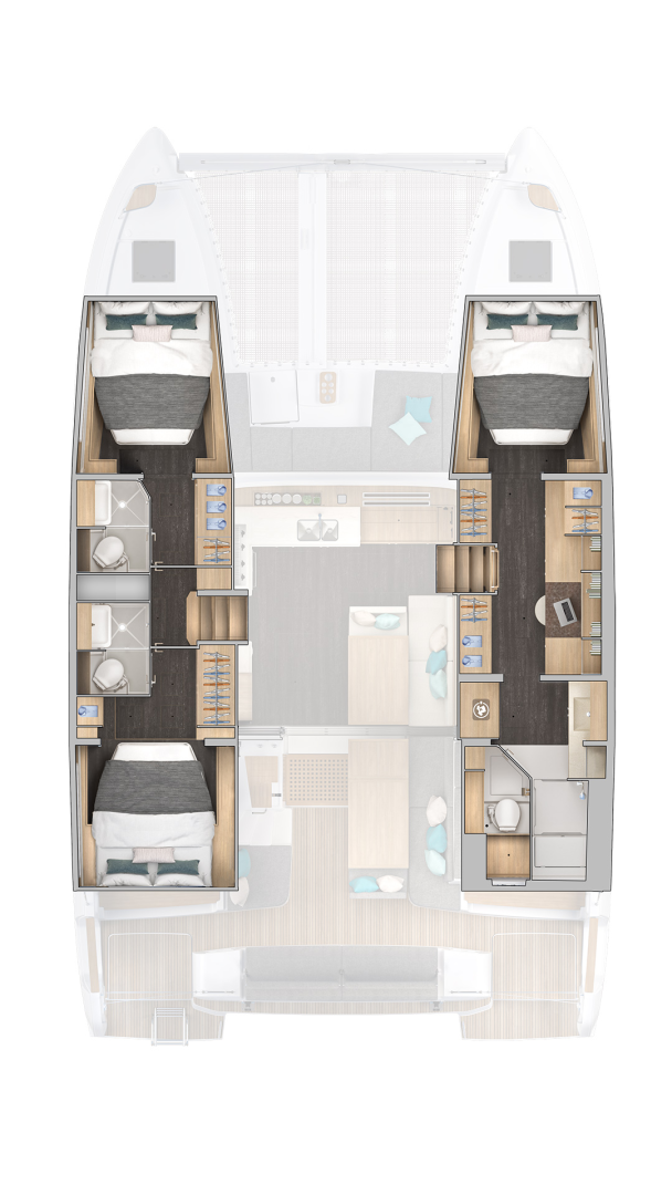 Wynajem w Marsh Harbour- Lagoon Lagoon 43 na SamBoat