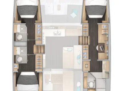 Wynajem w Marsh Harbour- Lagoon Lagoon 43 na SamBoat