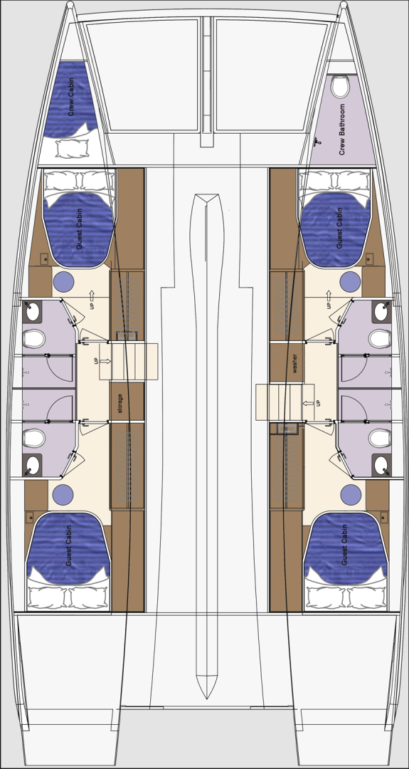Wynajem łodzi HeySea Seaview 50 w Marsh Harbour na SamBoat 