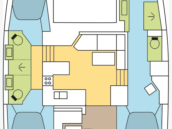 Wynajem Katamaran Fountaine Pajot z patentem 