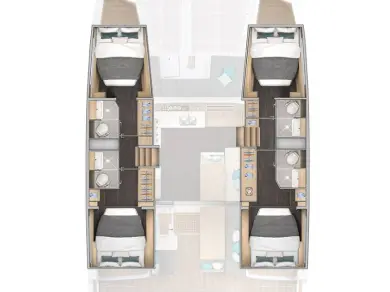 Wynajem łodzi Lagoon Lagoon 43 w Rogoznica na SamBoat 