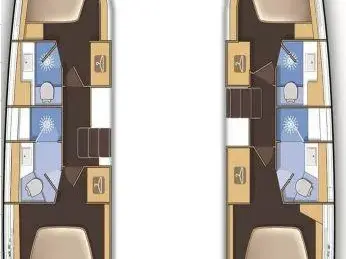 Lagoon Lagoon 42 między profesjonalistami a osobami prywatnymi w Primosten