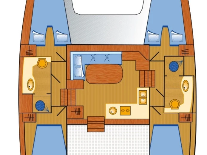 Lagoon Lagoon 400 między profesjonalistami a osobami prywatnymi w Pomer