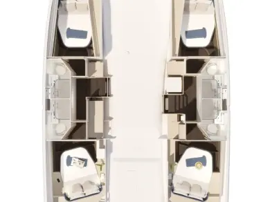Fountaine Pajot Fountaine Pajot FP 44 Quatuor - 4 + 2 cab. między profesjonalistami a osobami prywatnymi w Trogir