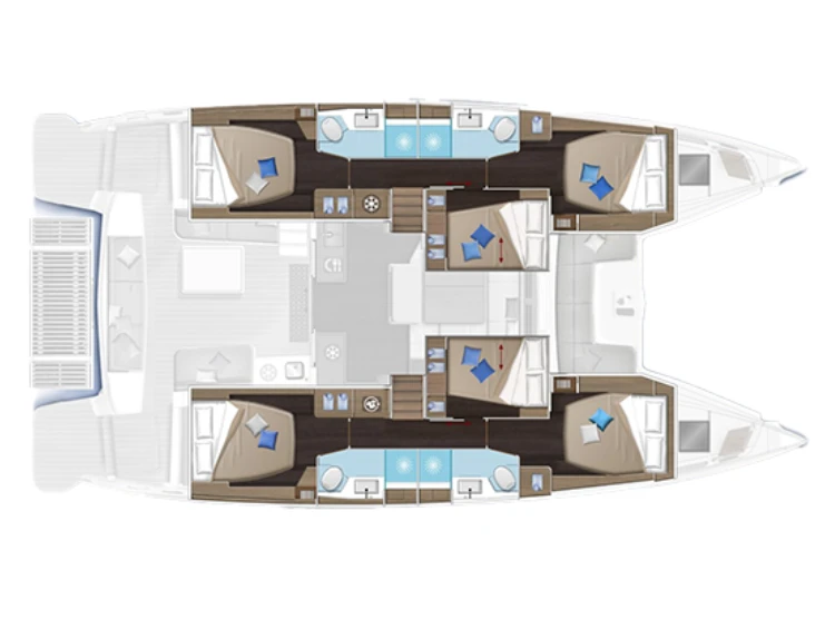 Wynajem Katamaran w Trogir - Lagoon Lagoon 51