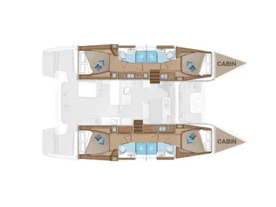 Lagoon Lagoon 46 między profesjonalistami a osobami prywatnymi w Parish of Saint George