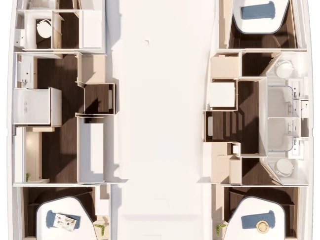 Fountaine Pajot Fountaine Pajot FP 44 Maestro - 3 cab. między profesjonalistami a osobami prywatnymi w Saint-Raphael