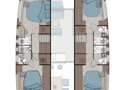 Aquila Aquila 45 Sail - 4 + 1 cab. między profesjonalistami a osobami prywatnymi w Parham Town