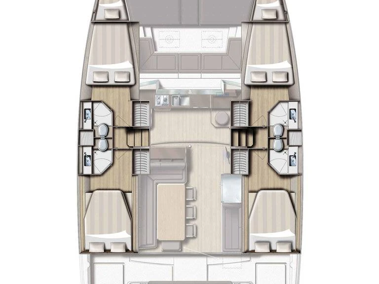 Wynajem Katamaran w Capo d'Orlando - Bali Bali 4.3
