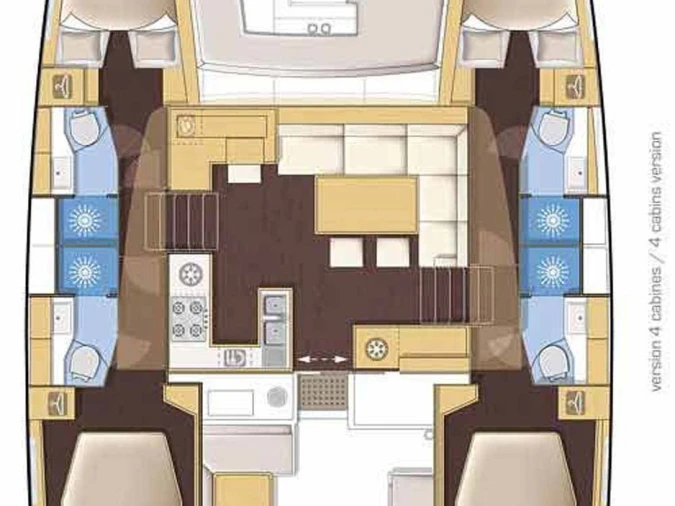 Wynajem w Capo d'Orlando- Lagoon Lagoon 46 na SamBoat