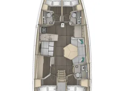 Wynajem łodzi Procida tanio Dufour 48