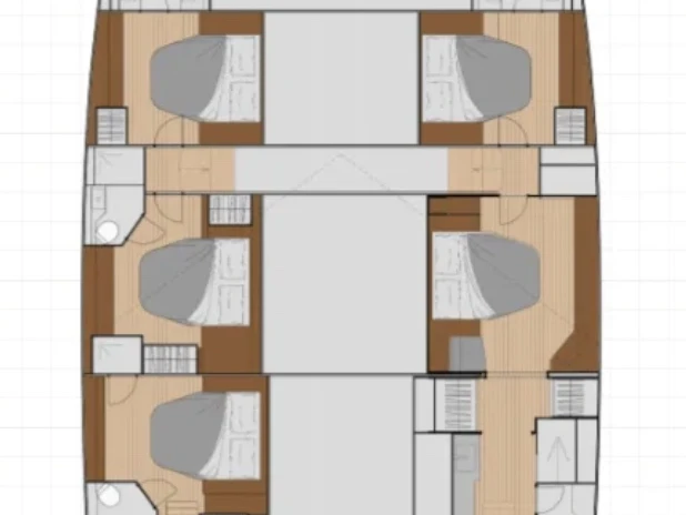 Wynajem Katamaran w Palermo - Fountaine Pajot Fountaine Pajot Samana 59 - 5 + 2 cab.