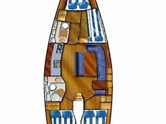 Wynajem Żaglowiec Dufour z patentem 