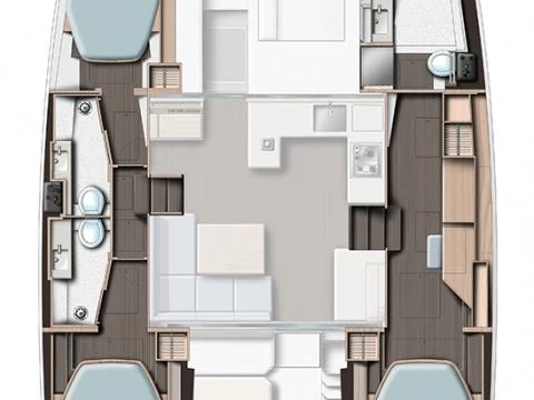 Wynajem łodzi Leopard Catamarans / Robertson & Caine Leopard 42 - 3 cab. w Saint-Raphael na SamBoat 